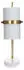 Kayoom Novum Tischlampe 69cm Weiß/Gold (G72HF)