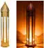 Marrakesch Orient & Mediterran Interior Afrar Orientalische Stehlampe 120cm, Metall & Glas, gold (am-2024-016-mk)