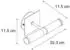 QAZQA Bath Wandleuchte 2-flammig Chrom IP44 (92121)
