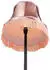 QAZQA Simplo Retro Stehlampe Schwarz mit Schirm Rosa, E27 (98567)