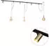 QAZQA Cavalux Jeana Schienensystem 3-flammig Schwarz & Gold (104853)
