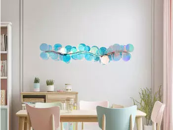 Trio Pulse LED Pendelleuchte Metall/Kunststoff irisierend 18W (R33681153)