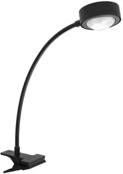 LightMe Powerlens Flex LED-Klemmleuchte 5W, schwarz (LM85853)