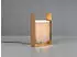 Trio Pail Tischleuchte, Metall Coffee, Stoffschirm Taupe, E27 (R55751065)