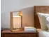 Trio Pail Tischleuchte, Metall Coffee, Stoffschirm Taupe, E27 (R55751065)