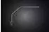 Daylight Slimline 4 LED Tischleuchte 13,6W gebürsteter Stahl