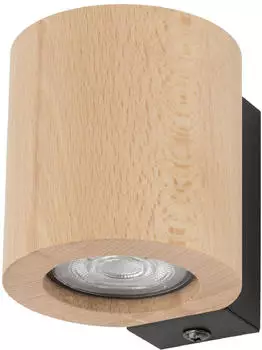 TK Lighting Eve Wandleuchte Holz GU10 10W (10197)