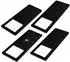 Kalb LED Unterbauleuchte 5W neutralweiß schwarz Touch-Dimmer 4er Set (KA220017_S4)