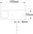 Kalb LED Unterbauleuchte 5W neutralweiß schwarz Touch-Dimmer 4er Set (KA220017_S4)
