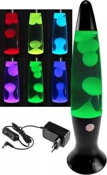ChiliTec CTL Funky LED Lavalampe RGB 40cm, schwarz (24108)