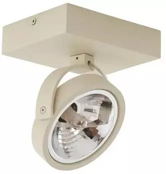 QAZQA Go Deckenspot schwenkbar G9 Beige (108437)