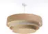 BPS Koncept Boho Pendelleuchte Jute, creme/beige, Ø60cm (050-101-60)