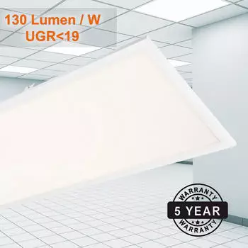 Mextronic LED Einlegepanel 1195x295mm 38W Neutralweiß 4000K UGR19 (PANUGR1195295W438W10)