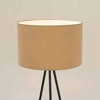 Sollux Nevia Stehleuchte 1xE27 15W Gewebe/PVC/Stahl Beige (SL.1853)