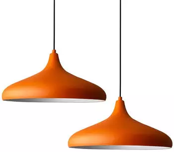 Bamyum Champion Pendelleuchte 2-flammig Metall E27 Orange (BMM2066XXXX08x2)