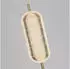 Searchlight Capsule LED Stehlampe, Metall Messing Satiniert, Acryl-Schirm (99296202-0)