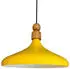 Bamyum Champion Pendelleuchte Holz/Metall Ø35cm E27 Gelb (BMM2066XBCA66)