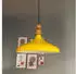 Bamyum Champion Pendelleuchte Holz/Metall Ø35cm E27 Gelb (BMM2066XBCA66)