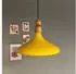 Bamyum Champion Pendelleuchte Holz/Metall Ø35cm E27 Gelb (BMM2066XBCA66)