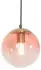 QAZQA Pallon Mezzi Art Déco Pendelleuchte 3-flammig Messing, rosa Glas (103008)