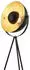 Searchlight Blink Stehlampe Stahl Schwarz Chrom 1-flammig E27 (EU8022BK)