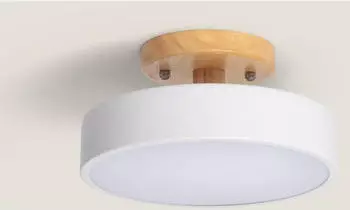 LEDKIA LIGHTING Whisty LED-Deckenleuchte Holz & Metall 12W CCT 1020lm Weiß (77635_156775)