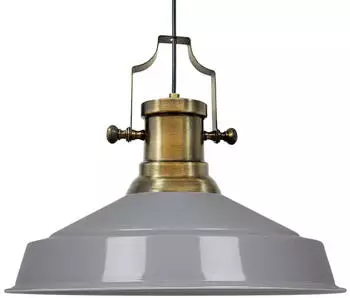 Bamyum Asletl Pendelleuchte Industrial Metall Grau &Oslash;41cm (BMM2013XXSE44)