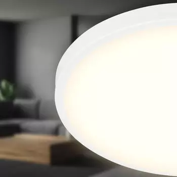Briloner LED Deckenleuchte mit Dekorblende, warmwei&szlig;, 10W, 1200lm (3901016)