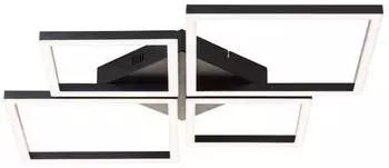 Brilliant Tabea Wand- und Deckenleuchte LED Metall/Kunststoff schwarz (G80931/06)