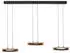Mondo LED-Pendelleuchte Famera 135 x 200 cm braun/schwarz