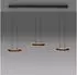 Mondo LED-Pendelleuchte Famera 135 x 200 cm braun/schwarz