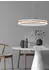 Fischer & Honsel Silvio LED Pendelleuchte Up & Downlight Greige Metall CCT (61145)