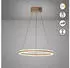 Fischer & Honsel Silvio LED Pendelleuchte Up & Downlight Greige Metall CCT (61145)
