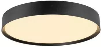 SLV DECONA 42 Wand- und Deckenleuchte, rund, 23W, 2700/3000K, schwarz (1008582)