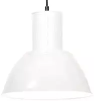vidaXL H&auml;ngelampe 25 W Wei&szlig; Rund 28,5 cm E27
