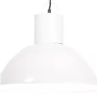 vidaXL H&auml;ngelampe 25 W Wei&szlig; Rund 48 cm E27