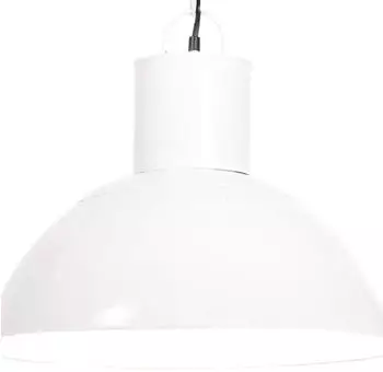 vidaXL H&auml;ngelampe Rund 25W Wei&szlig; 48cm E27 (320566)