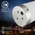 Briloner NUBUSI LED-Tischleuchte RGBW Kabellos Touch Dimmbar IP44 Chrom Matt (7554014)