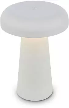 Briloner Cloud Akku-Tischleuchte LED kabellos dimmbar, Lichtgrau, 17cm