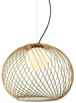 Italux Clarisa Pendelleuchte Weiß/Gold 1x40W E27 IP20 (MDM-3842-1 GD)
