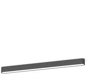 Licht-Erlebnisse Soft Deckenleuchte Graphit Aluminium T8 (7533)