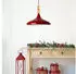 Bamyum Champion Pendelleuchte Holz/Metall Ø35cm E27 Rot (BMM2066XXXQ04)