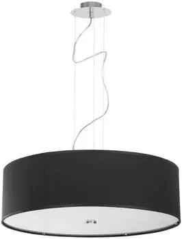 Licht-Erlebnisse Viviane Pendelleuchte Schwarz 3xE27 Ø63cm (NO1/4/634)