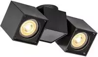 SLV ALTRA DICE CW, Indoor Wand- & Deckenaufbauleuchte, QPAR51, 2x, schwarz -...