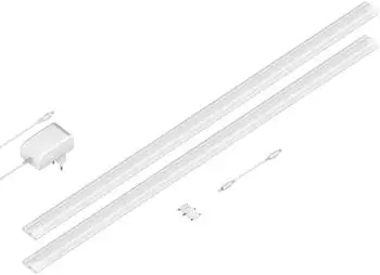 ledscom.de SIRIS LED-Unterbauleuchte 90cm, weiß matt (SET-3256-W)