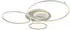 Globo Johnson LED-Deckenleuchte Metall silber dimmbar 116cm (79760729-0)