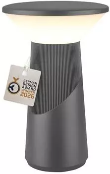 Briloner Pilia LED Tischleuchte kabellos dimmbar Touch IP44 Anthrazit (7675010)