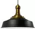Bamyum Asletl Long Knob Pendelleuchte Industrial Schwarz Metall Ø40cm E27 (BMM2013SLTB01)