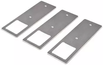 Kalb LED Unterbauleuchten Edelstahl geb&uuml;rstet 5W neutralwei&szlig; 3er Set (KA220042_3er)
