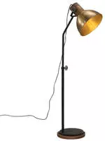 vidaXL Stehleuchte 25 W Antik Messing 30x30x100-150 cm E27